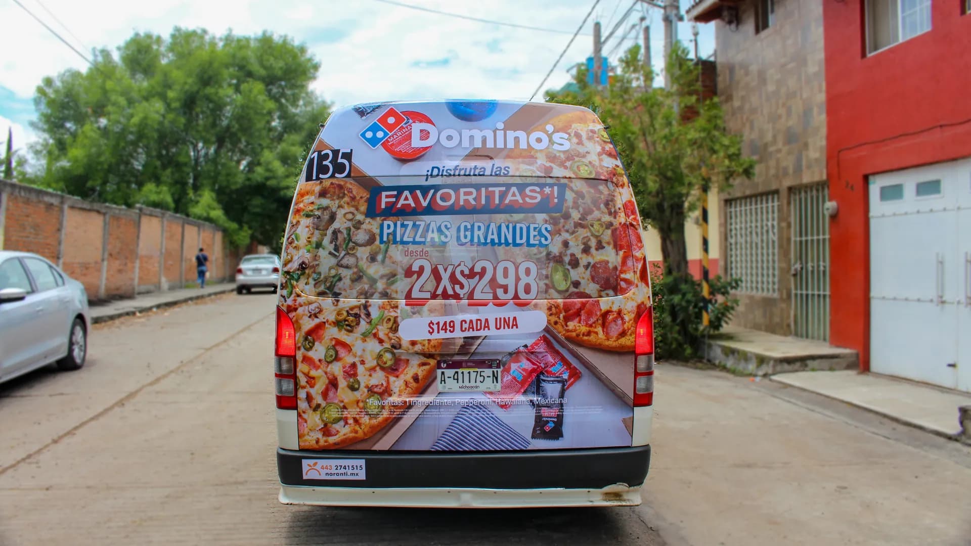Publicidad en combi