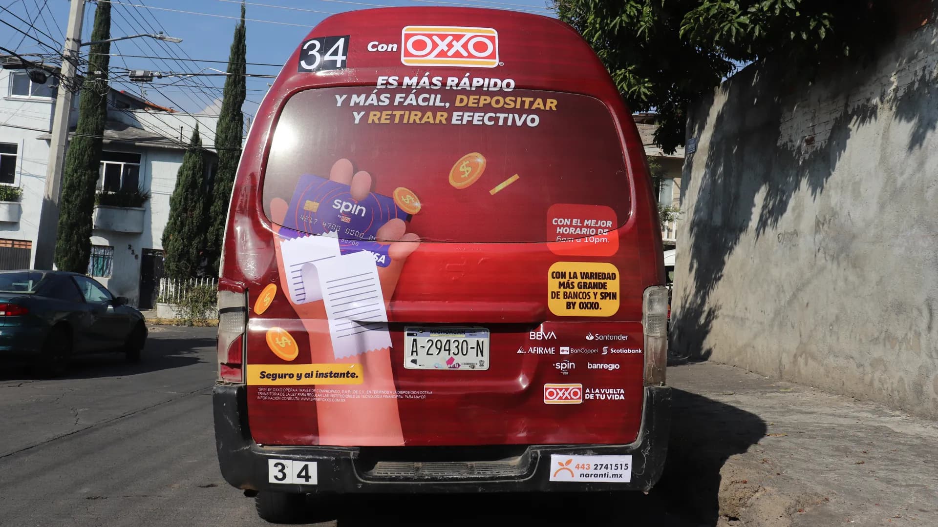 Publicidad en combi